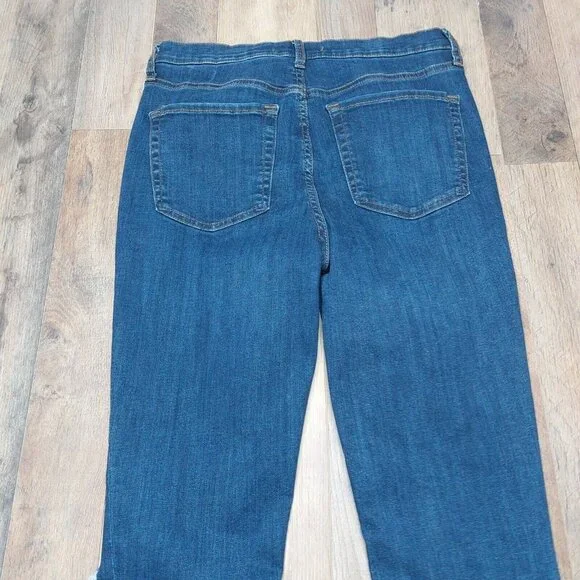 Free People High Rise Stretch Skinny Jeans Sz 30R Dark Wash 61855-16515125 - Picture 13 of 16